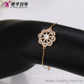 73790 Xuping fashion bracelet gold hand chain fashion design fancy flower shaped jewelry